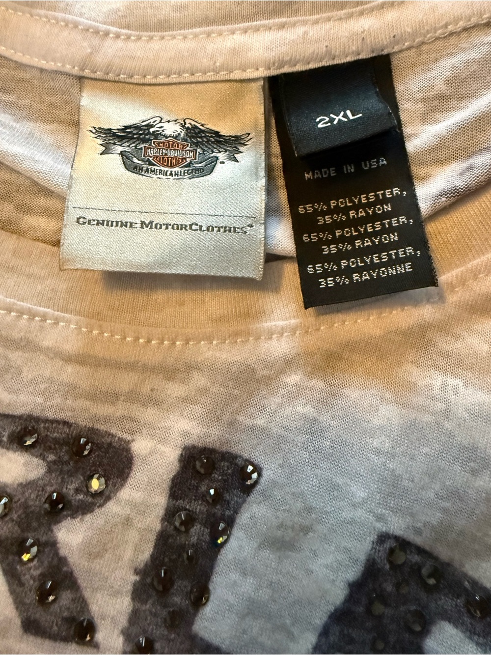 Harley-Davidson, 2X, burnout graphic tee - Picture 2 of 6